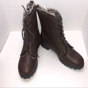 JustFab Brown Boots Never Worn